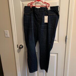 Judy Blue 20W dark blue mid rise skinny fit denim jeggings NWT